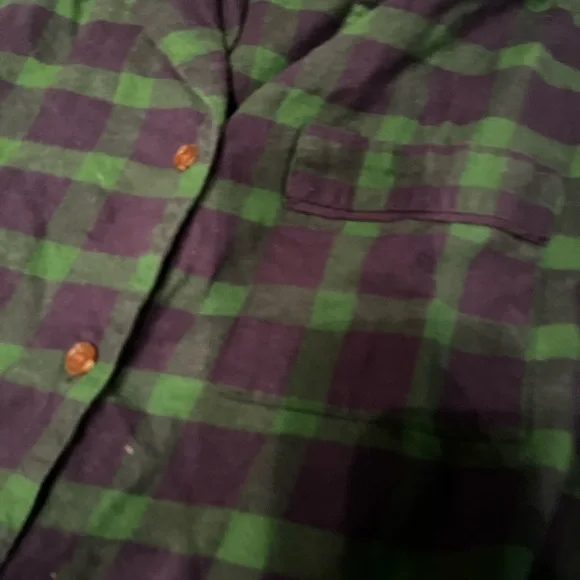 Eberjey Green and Black Plaid Pajama Shorts